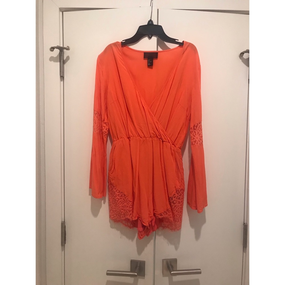 Orange Romper